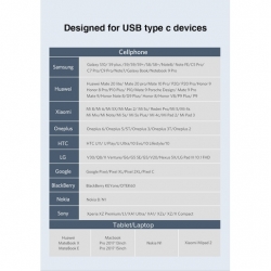 Адаптер UGREEN US173 (20808) USB-C to USB 3.0 A Female Adapter. Цвет: черный
