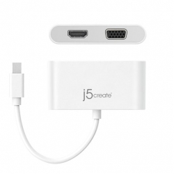 Переходник j5create USB-C на VGA & HDMI