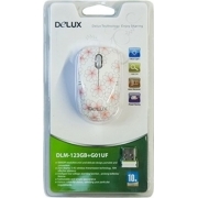 Мышь DELUX DLM-123GB, розовый