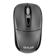 Мышь DELUX DLM-123GBDG, тёмно серый