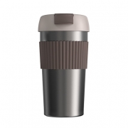 Стакан-непроливайка KissKissFish Rainbow Vacuum Coffee Tumbler, коричневый (S-U45C-223)