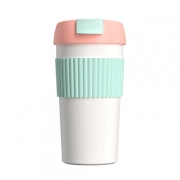 Стакан-непроливайка KissKissFish Rainbow Vacuum Coffee Tumbler, розовый (S-U45C-209)