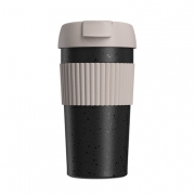 Стакан-непроливайка KissKissFish Rainbow Vacuum Coffee Tumbler  (Черный)