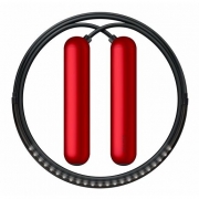 Умная скакалка Smart Rope, подключается к смартфону при помощи Bluetooth. Размер S, 243 см. (на рост 152 - 163 см). Цвет красный.