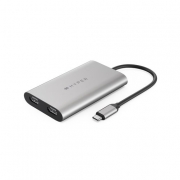 USB Хаб Hyper HyperDrive Dual 4K HDMI для M1 Чипсета (SiliconMotion). Цвет: серый космос