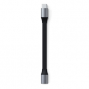 Кабель Satechi USB-C Mini Extension Cable. Разъем Type-C Male to Type-C Female. Длина 12 см. Цвет: Серый космос
