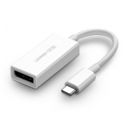 Адаптер UGREEN MM130 (40372) USB-C to DisplayPort Adapter.  Цвет: белый