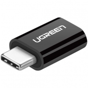 Адаптер UGREEN US157 (30391) USB-C to Micro USB Adapter. Цвет: черный
