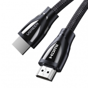 Кабель UGREEN HD140 (80401) HDMI A M/M Cable в оплетке. Длина 1 м. Цвет: черный