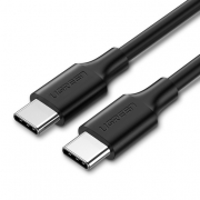 Кабель UGREEN US286 (50997) USB 2.0 Type C to Type C Cable Nickel Plating.  Длина 1 м. Цвет: черный