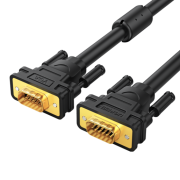 Кабель UGREEN VG101 (11630) VGA Male to Male Cable. Длина 1,5м. Цвет: черный