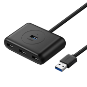 Хаб UGREEN CR113 (20290) USB 3.0 Hub. Длина 0,5 м. Цвет: черный