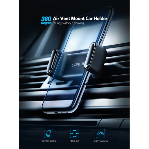 Держатель автомобильный UGREEN Air Vent Mount Phone Holder LP120 (30283)
