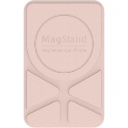 Магнитное крепление-подставка SwitchEasy MagStand Leather Stand, розовый (GS-103-158-221-140)