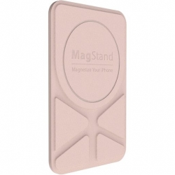 Магнитное крепление-подставка SwitchEasy MagStand Leather Stand, розовый (GS-103-158-221-140)