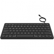 Универсальная клавиатура ZAGG Universal Wired Lightning Keyboard, черный