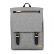 Рюкзак Moshi Helios Mini для ноутбуков до 13" дюймов. Материал веган кожа. Цвет серый.