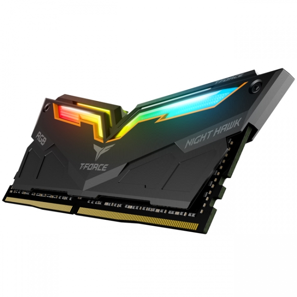 Оперативная память TEAMGROUP T-Force Night Hawk RGB Black DDR4 16GB (2x8GB) 3200MHz (TF14D416G3200HC16CDC01)