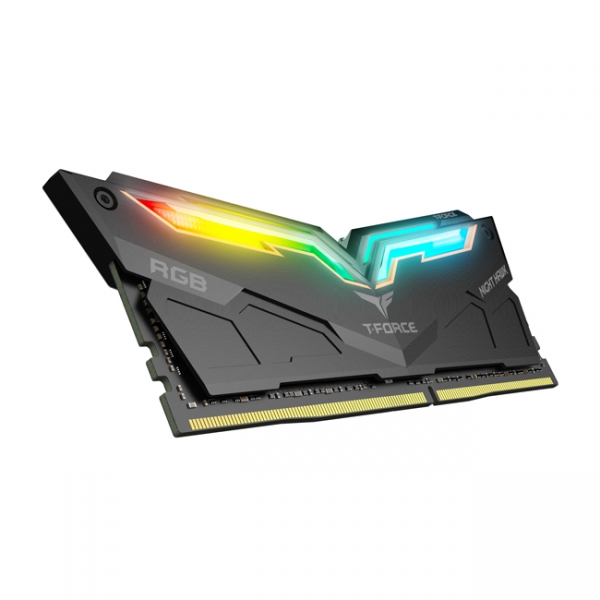 Оперативная память TEAMGROUP T-Force Night Hawk RGB Black DDR4 32GB (2x16GB) 3600MHz (TF14D432G3600HC18JDC01)
