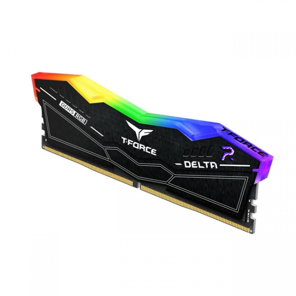 Оперативная память TEAMGROUP T-Force Delta RGB Black DDR5 32GB (2x16GB) 6200MHz (FF3D532G6200HC38ADC01)