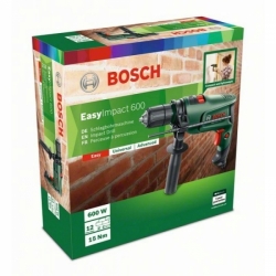 Дрель ударная Bosch EasyImpact 600, 600Вт, картон (0603133021)