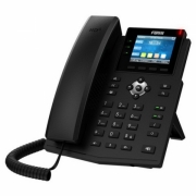 Телефон IP Fanvil IP X3U Pro  6 линий, цветной экран 2.8", HD, Opus, 10/100/1000 Мбит/с, PoE