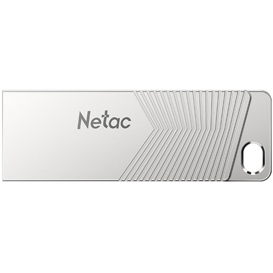 Флеш Диск Netac 32Gb UM1 серебристый (NT03UM1N-032G-32PN)