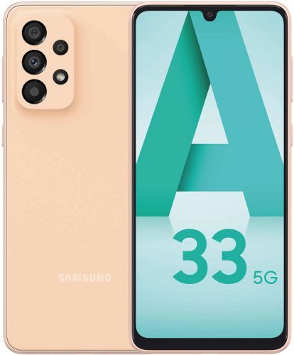Смартфон Samsung Galaxy A33 (2022) 128/6Gb оранжевый (SM-A336BZOGSKZ)