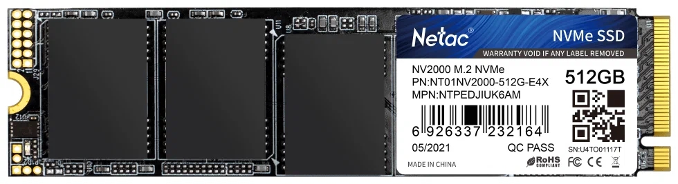 Твердотельный накопитель NeTac 512GB (NT01NV2000-512-E4X)