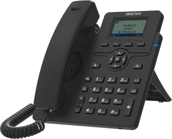 Телефон IP Dinstar C60S, черный