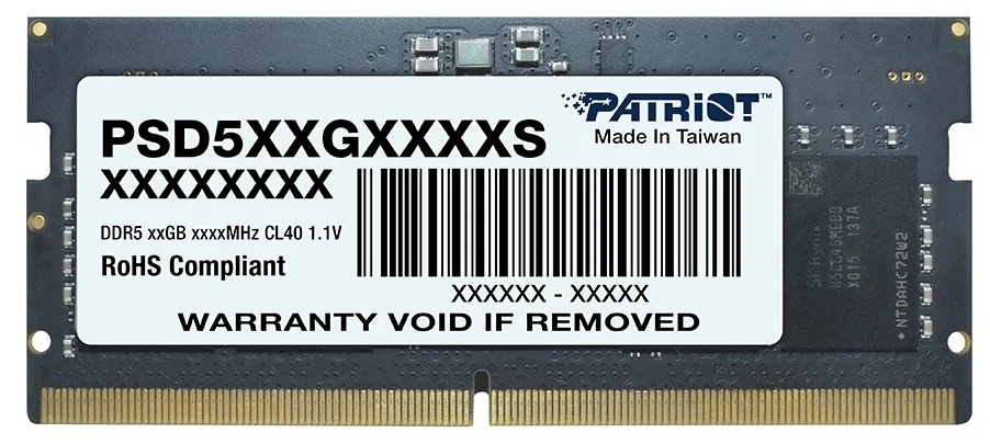Модуль памяти Patriot 8GB DDR5-4800 (PSD58G480041S)