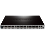 D-Link DGS-3620-52P/B1AEI, 48-ports PoE 10/100/1000Base-T L3 Stackable Management Switch with 4-ports SFP+
