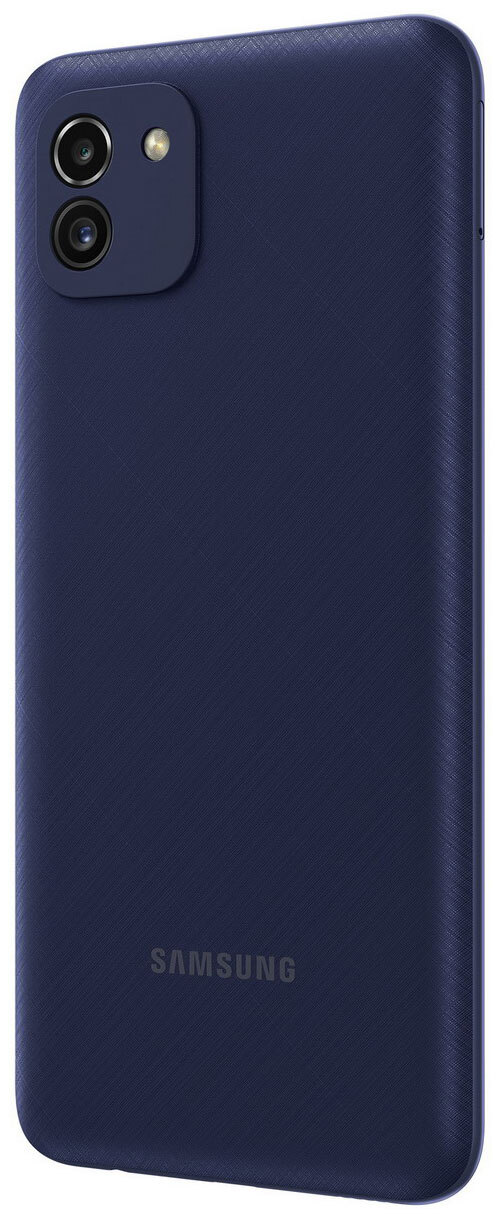 Смартфон Samsung Galaxy A03 32Gb 3Gb синий (SM-A035FZBDSKZ)