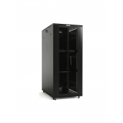 Шкаф серверный Hyperline (TTB-4268-DD-RAL9004) напольный 42U 600x800мм, черный