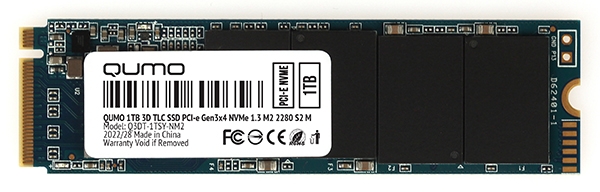 SSD накопитель M.2 QUMO QM Novation 1Tb (Q3DT-1TSY-NM2)