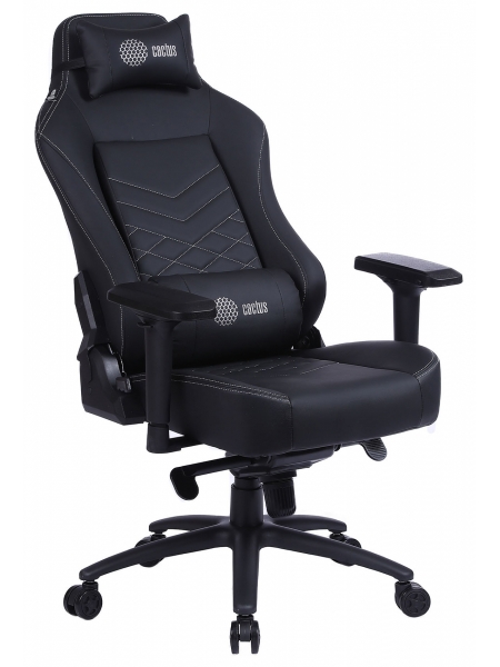 Кресло игровое Cactus CS-CHR-0112BL, черный 