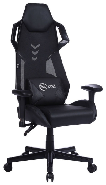 Кресло игровое Cactus CS-CHR-090BL, черный
