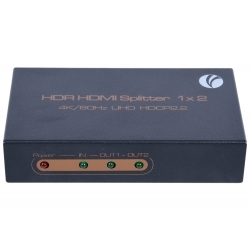 Разветвитель VCOM HDMI Spliitter 1=)2  2.0v, 4K/60Hz, DD422