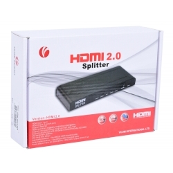 Разветвитель VCOM HDMI Spliitter 1=)2  2.0v, 4K/60Hz, DD422