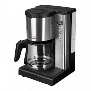 Кофеварка капельная Redmond RCM-M1509S 600Вт, черный/серебристый