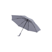 Зонт NINETYGO, обратного складывания со светодиодной подсветкой, серый
