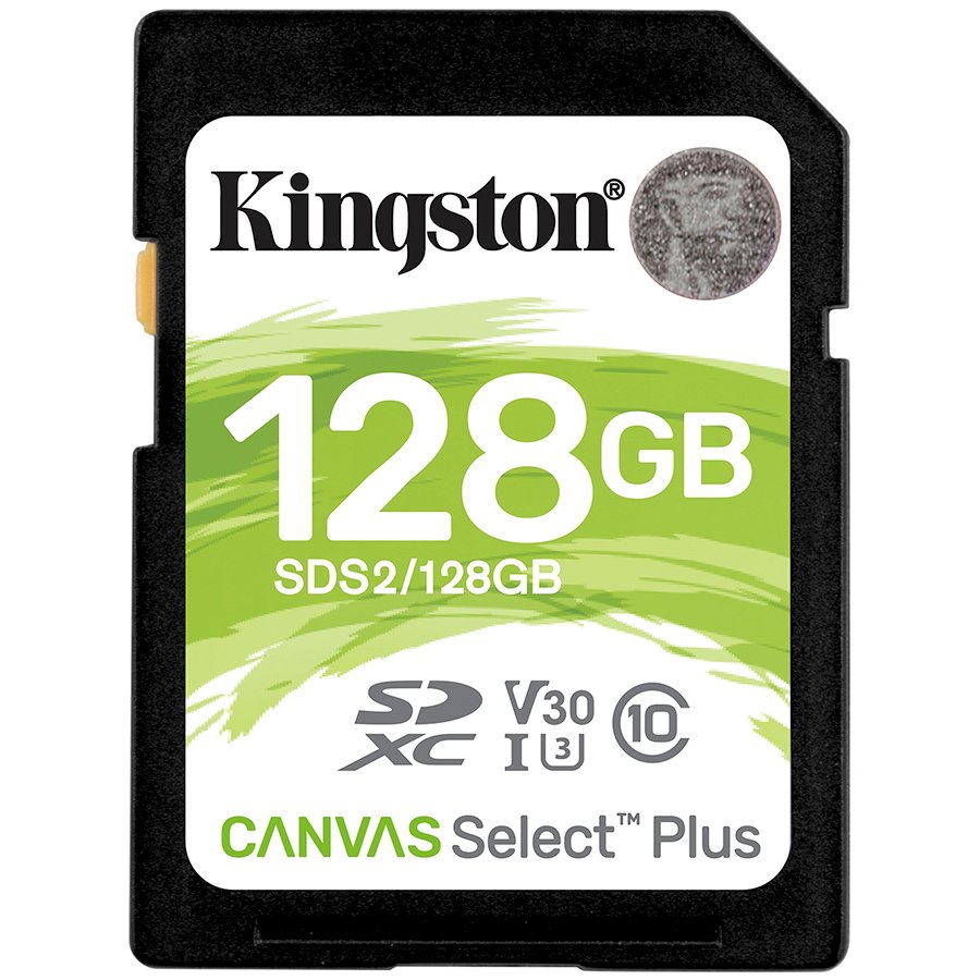 Карта памяти SDXC Kingston Canvas Select Plus 128GB (SDS2/128GB)