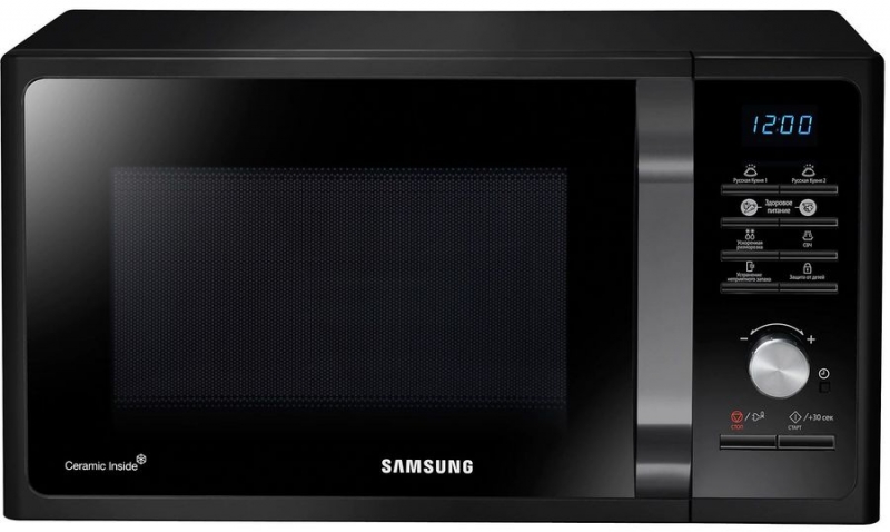 Микроволновая печь Samsung MS23F302TAK/BW черный