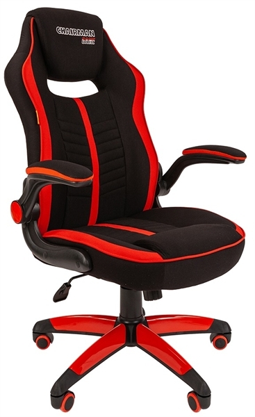 Офисное кресло Chairman game 19 черный/красный н.п. (7069658)