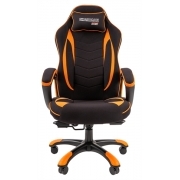 Кресло Chairman game 28, черный/оранжевый