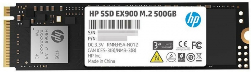 SSD накопитель M.2 HP EX900 500GB (2YY44AA)