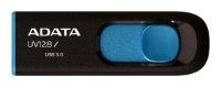 Флэш-накопитель ADATA USB3 128GB BLACK AUV128-128G-RBE, черный 