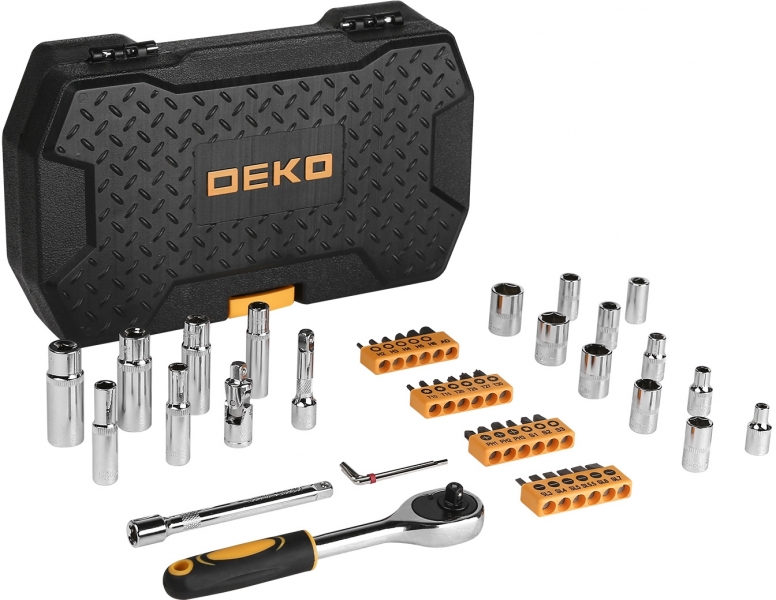 Набор инструментов Deko DKMT49 49 предметов (жесткий кейс) (065-0774)