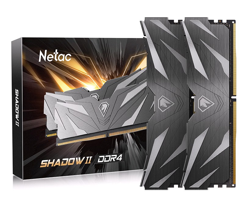 Оперативная память Netac Shadow II DDR4 32GB (2x16GB) 3200MHz (NTSWD4P32DP-32K)
