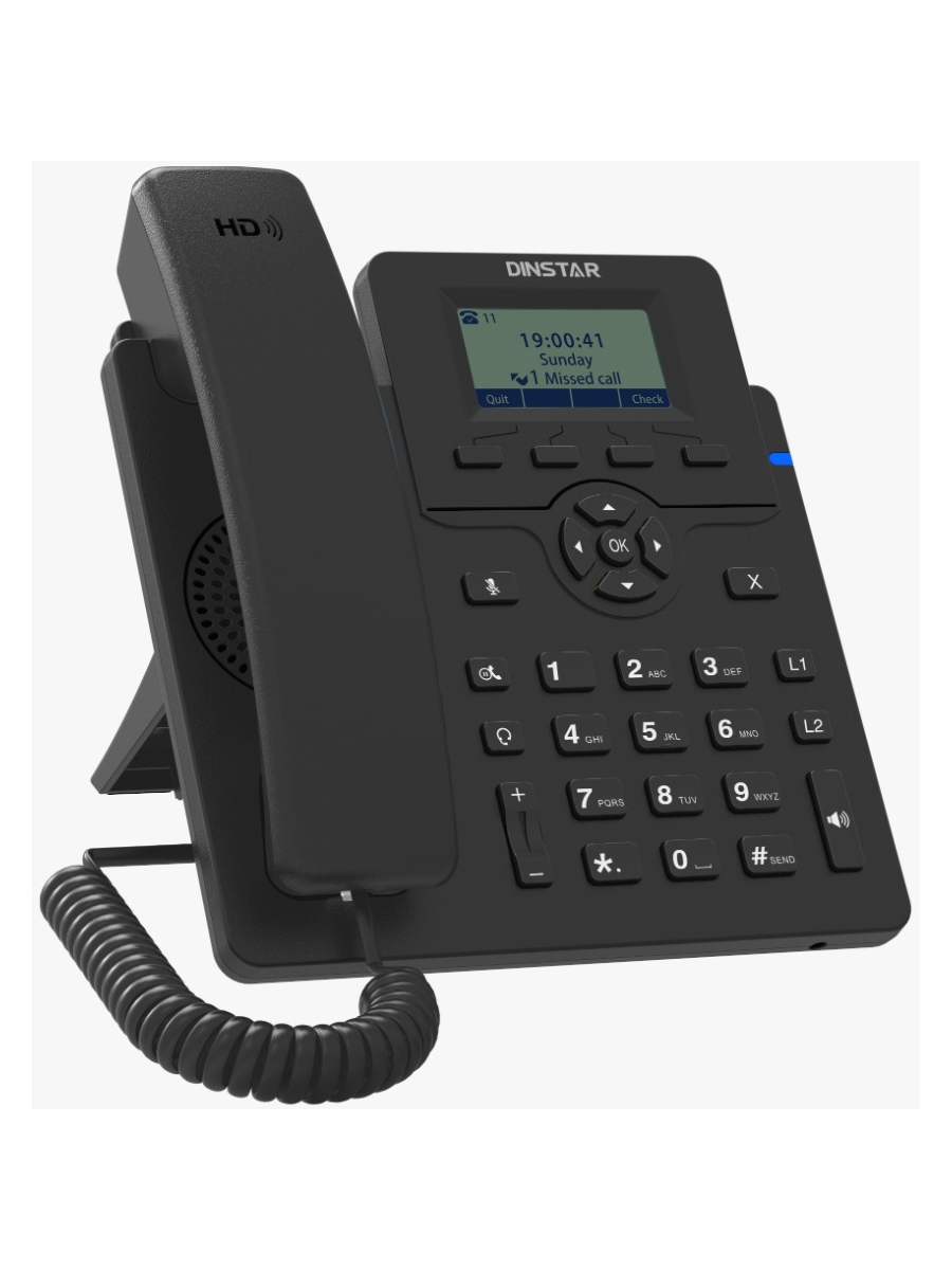 Телефон IP Dinstar C60SP, черный